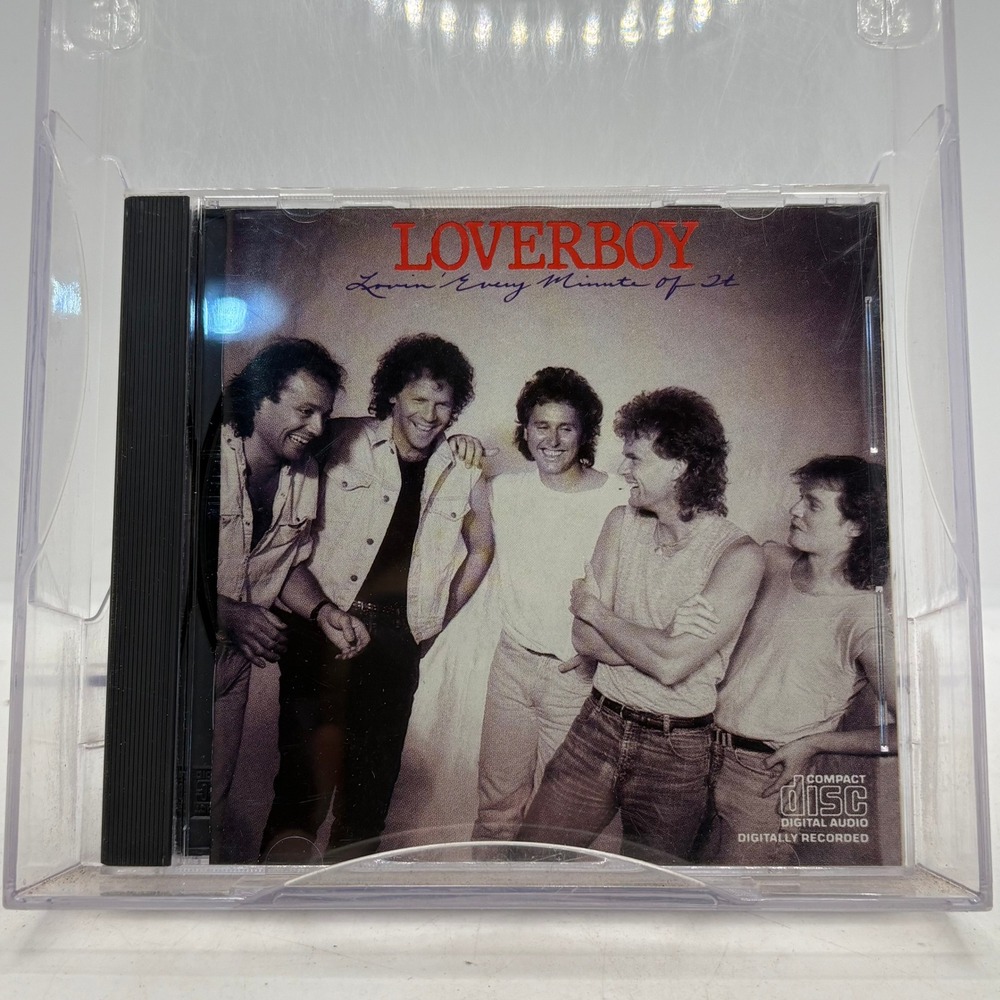 Loverboy Lovin Every Minute Of It CD 1985 Columbia CK 39953 Hard Rock Album